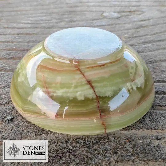 dark green onyx bowl
