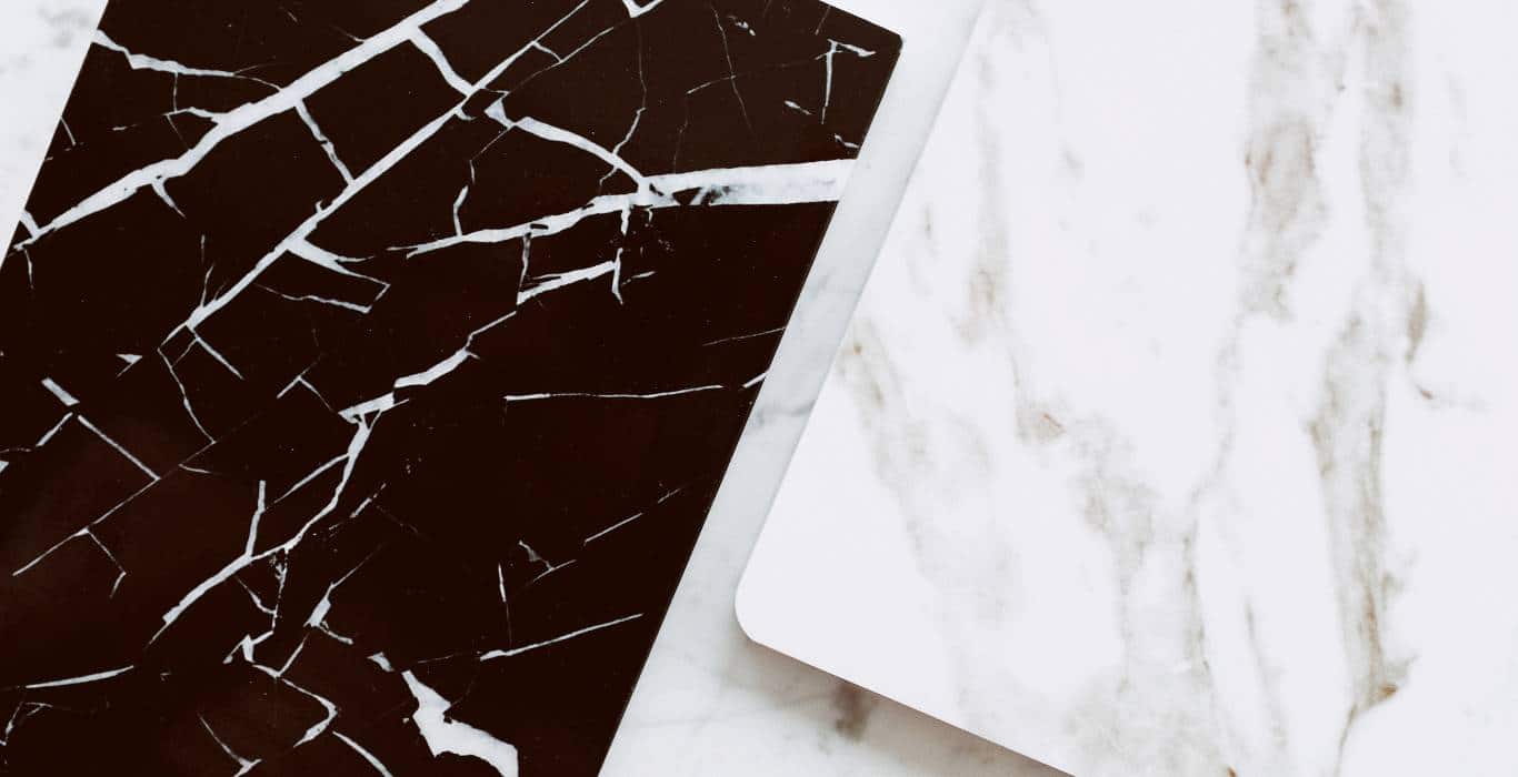 black and white marble 