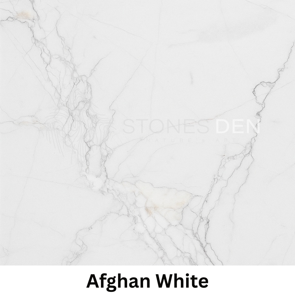 Afghan White marble