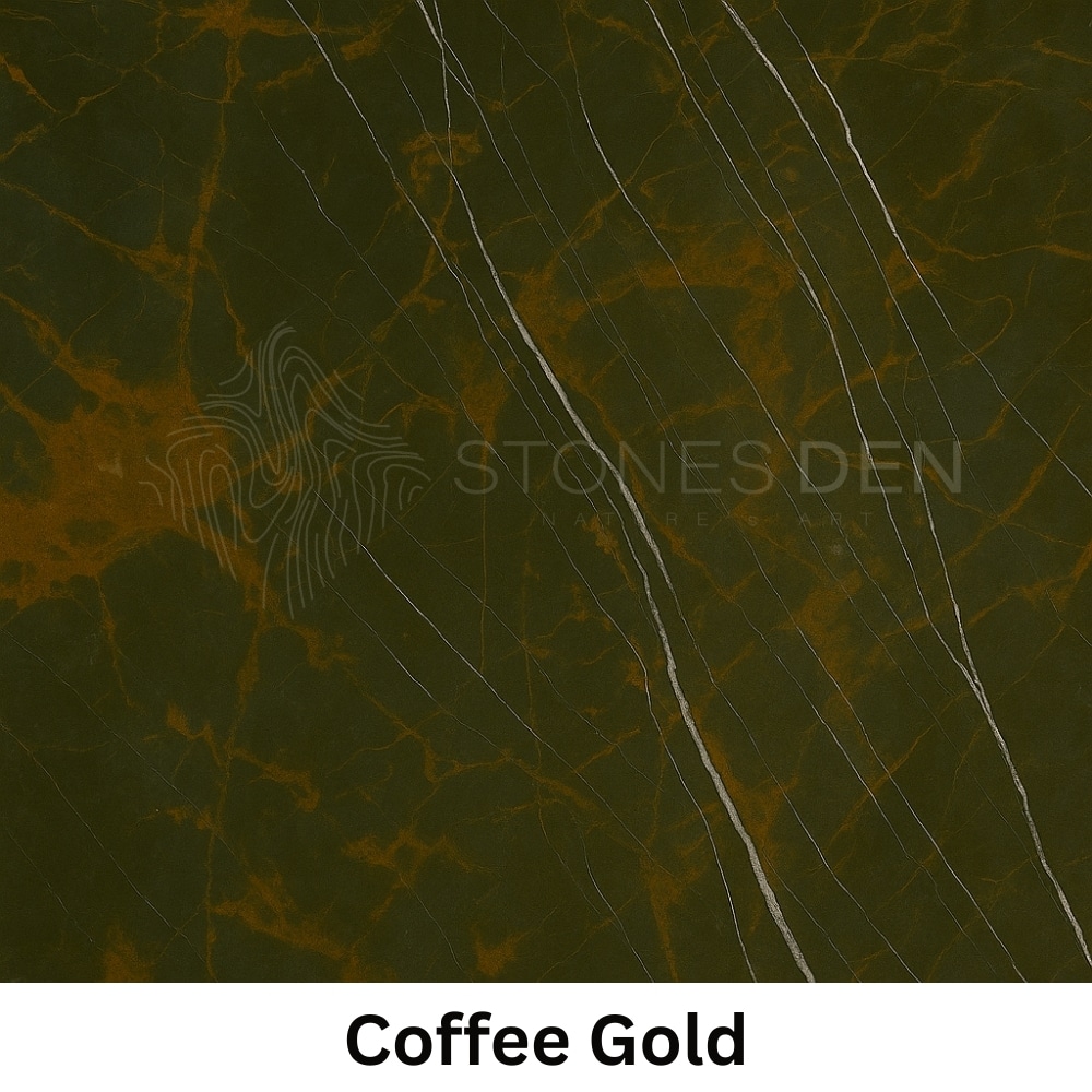 Coffee Gold Marble