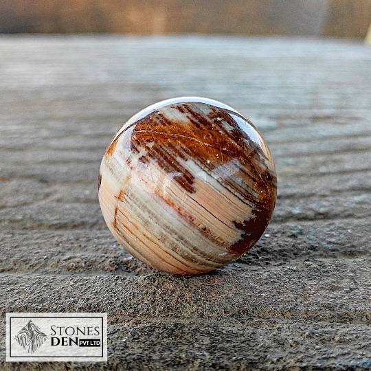 multi brown onyx ball