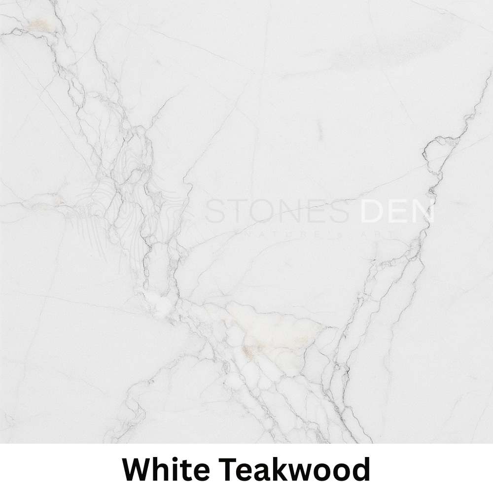 White Teakwood Marble